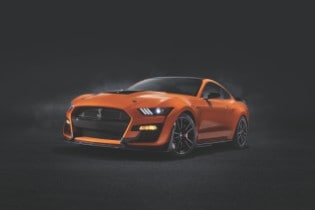 2020 Orange Mustang